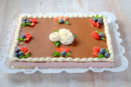 Муссовый торт "Малина-Шоколад"